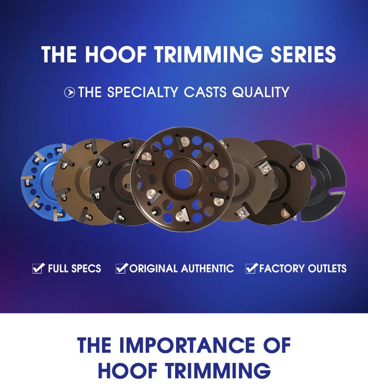 С 4 лезвиями режущий диск для крупного рогатого скота Электрический инструмент