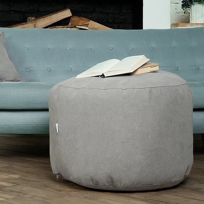 Орлеан пуф большой Delicatex серый|Кресла-пуфы| |