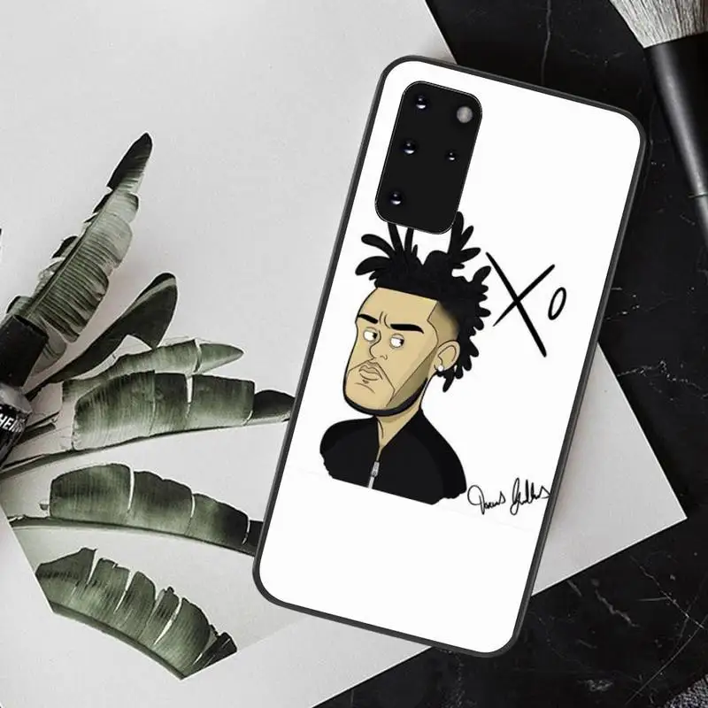 Мягкий чехол для телефона PENGHUWAN The Weeknd xo с индивидуальным фото Samsung S20 plus Ultra S6 S7 edge S8