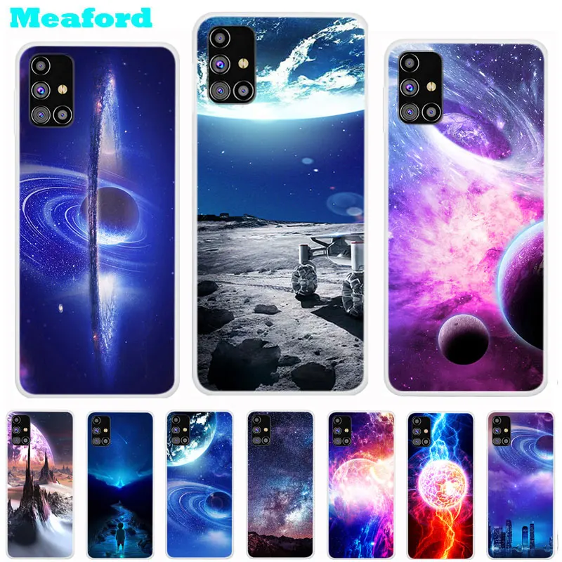 

For Samsung M31S Case Planet Soft TPU Silicone Back Cover For Samsung Galaxy M31S M317F M 31S M31 S M 31 S Phone Cases Coque