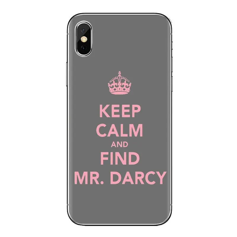 Мистер Дарси с символическим узорным прозрачный мягкий чехол для samsung Galaxy S3 S4 S5