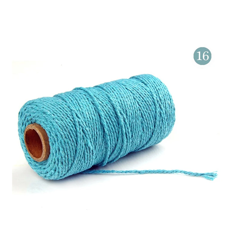100 м/рулон 2ply пекарь Шпагат Веревка хлопок шнуры веревка для домашнего декора