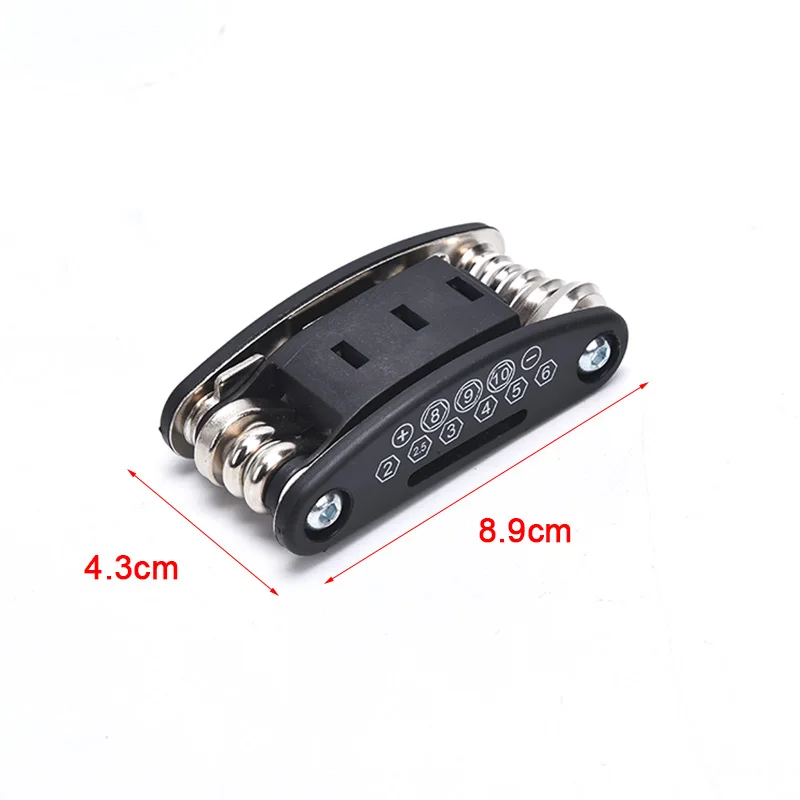 

MTB Mountain Cycle Portable Socket Multipurpose Wrench Bicycle Multi Tool Screwdriver Motorcycle Bike Allen Fix Touring Pocket