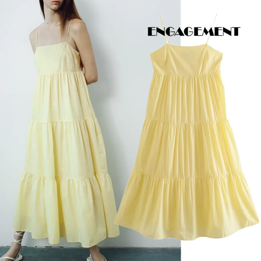 

ENGAGEMENT 2021 Basic Ins Vintage Colorful Beach De Fiesta De Noche Summer Party Midi Dress Women Vestidos