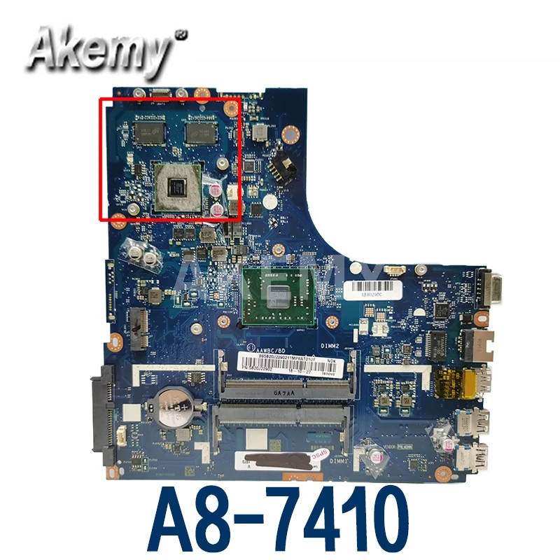 

Материнская плата AKemy 5B20J22807 5B20J22902 для ноутбука Lenovo LA-C293P, материнская плата B51-35 R5 M330 GPU DDR3 100%, тестовая работа