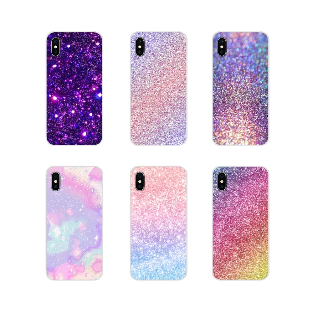 Пастельные фиолетовые блестящие аксессуары кожаный чехол для Huawei G7 G8 P8 P9 P10 P20 P30