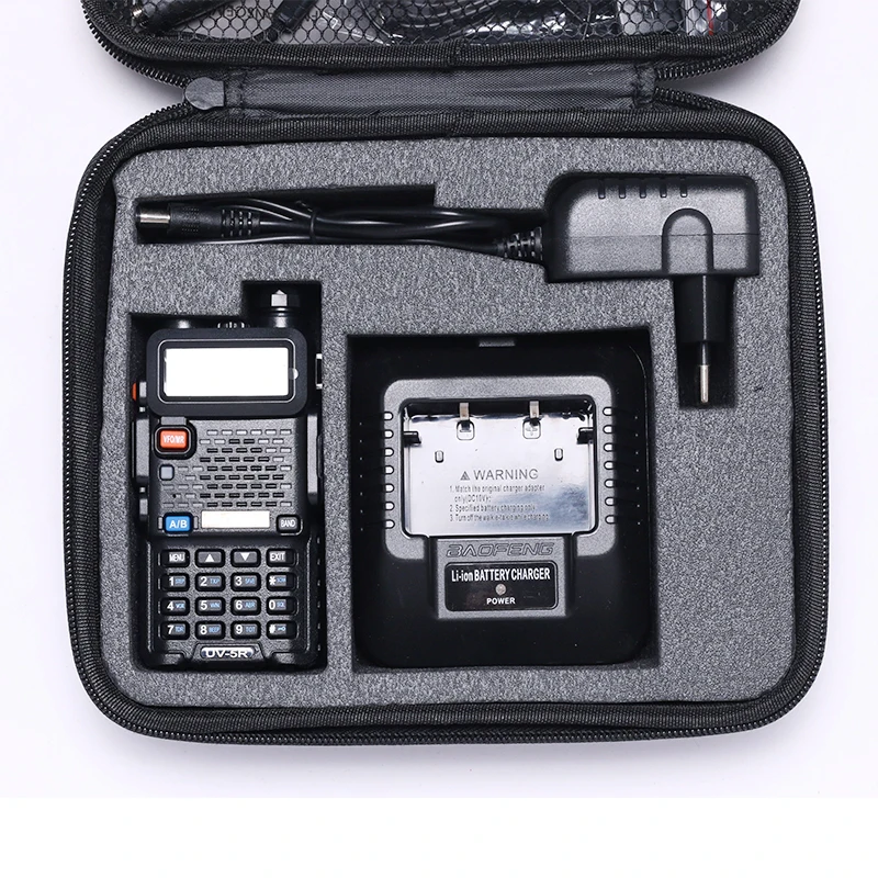 2021 hot dropshipping walkie talkie accessories carry handbag baofeng launch hunting bag protective for uv 5r 5re bf 888s uv82 free global shipping