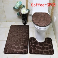 2pcs bath mat bathroom rug shower carpets set toilet lid cover floor mats set of 3 bathroom bath mat set toilet soft non slip
