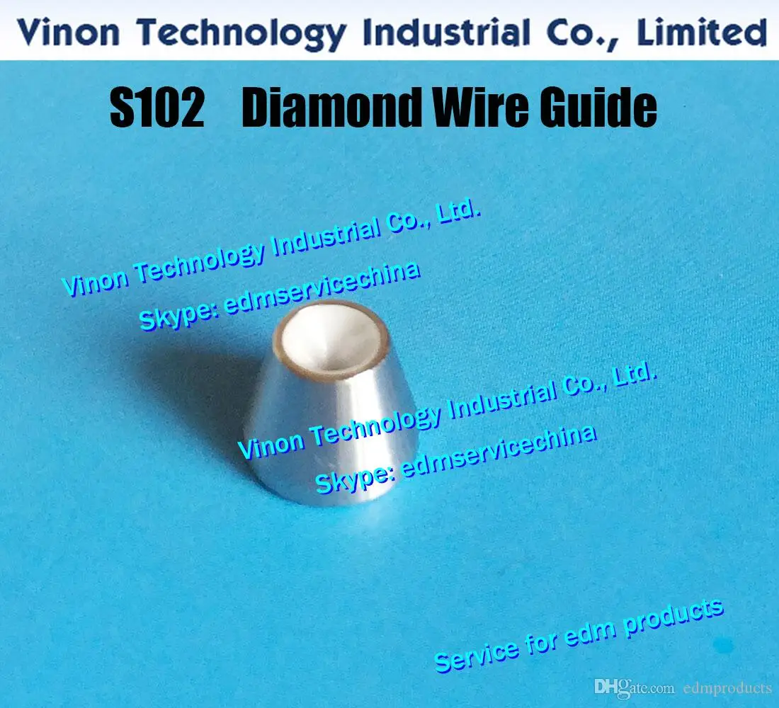 

d=0.11mm Diamond Dies Guide S102 3080237 edm Upper Dies B for AWT 0.11mm 0200135 for AQ,A,EPOC series wire-cut edm machine