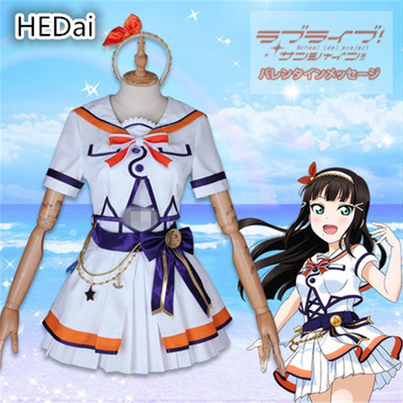 Костюм для косплевечерние Aqours Kurosawa вечерний костюм на 6 юбилей полный комплект