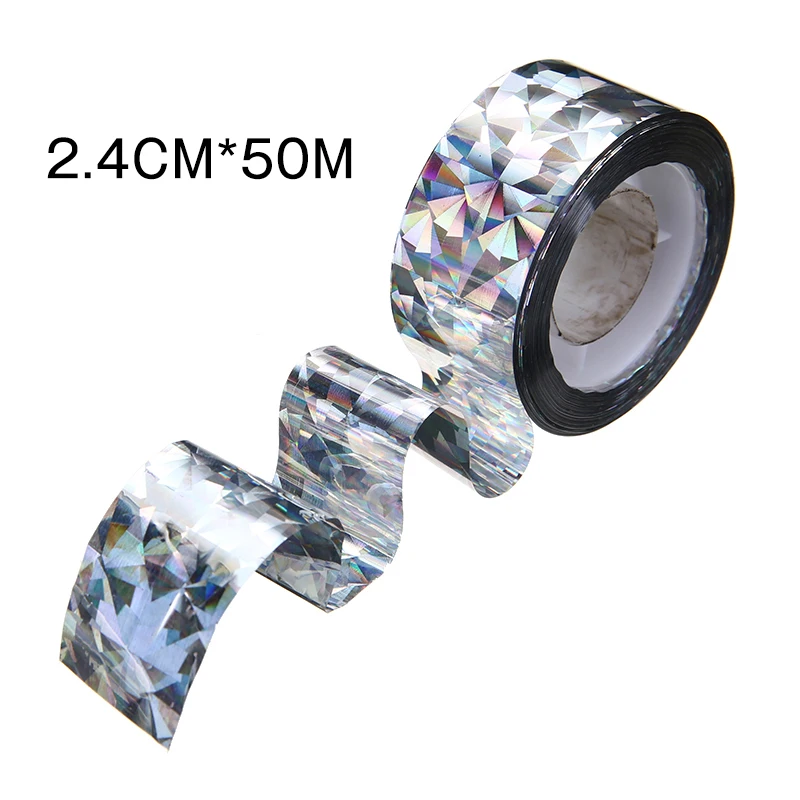 

50m/80m Roll bird scare tape Bird Repellent Reflective Tape for Garden crops bird Pigeons deterrent Pest Control Scare Tape