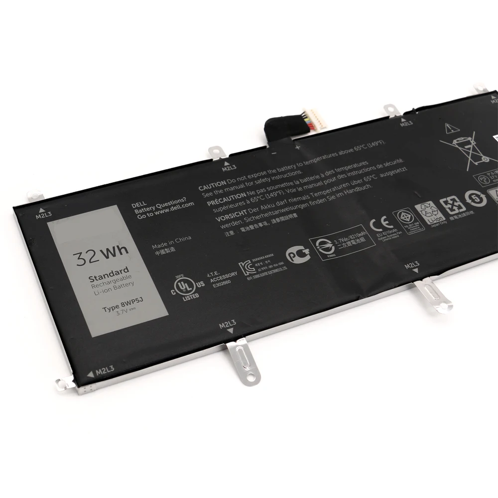 

Original Laptop Battery 8WP5J 08WP5J For Dell Venue 10 Pro 5000 5055 8WP5J 69Y4H 3.7V 32WH Authentic Rechargable Batteries