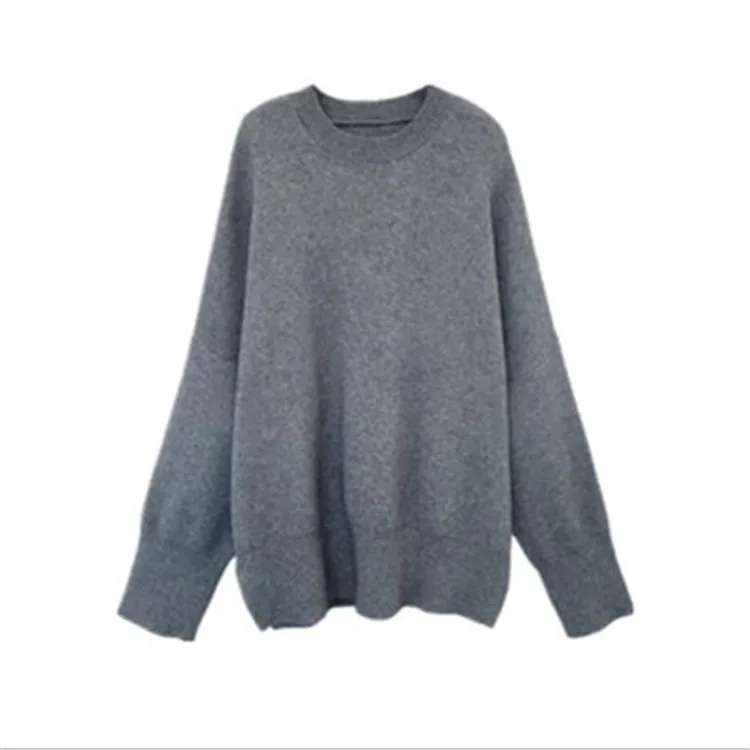 Новый 2021 осень-зима женские свитера в Корейском стиле Классические однотонные