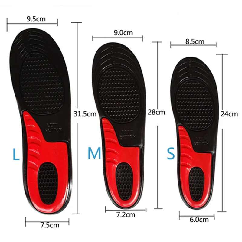 

Gel Insole Silicone Insoles for feet Man Women shoes sole padded orthotic pad Massaging Shoe Shock Absorption arch support