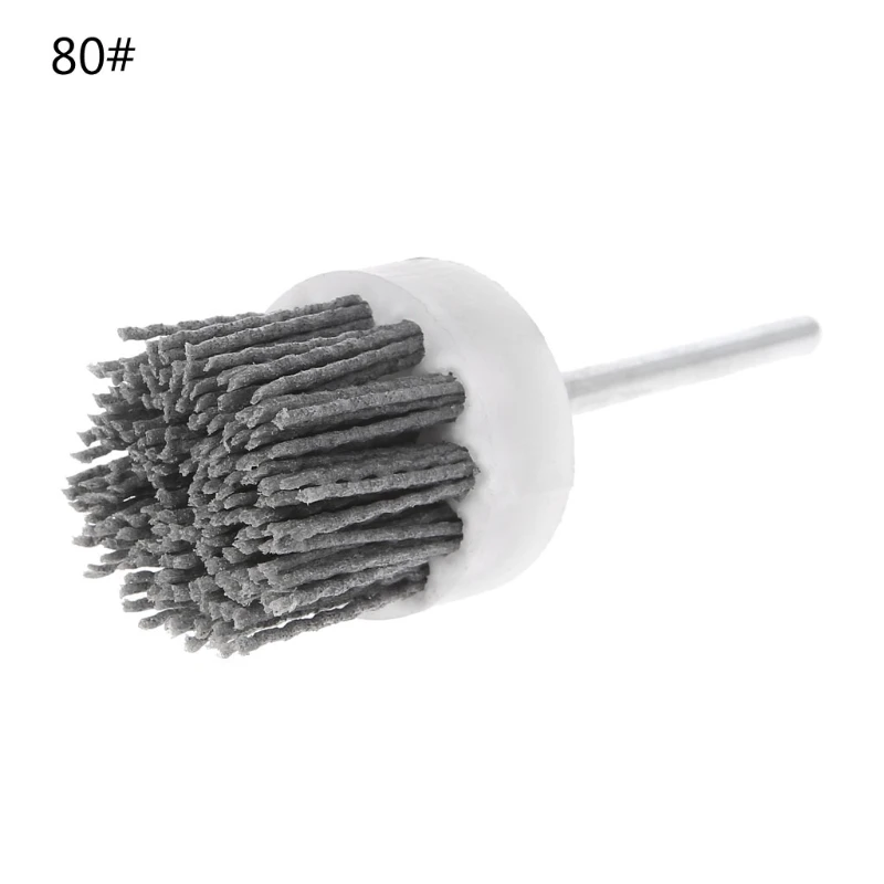 

Deburring Abrasive Steel Wire Brush Head Polishing Nylon Wheel Cup Shank For Furniture Wood Sculpture Rotary Drill Grinding Tool