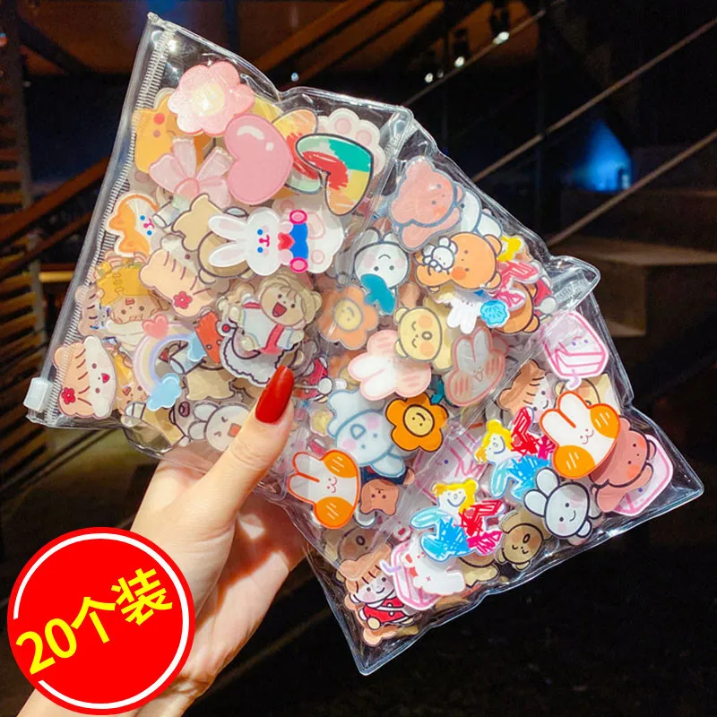 

12/15/20pcs Acrylic Animal Cartoon Brooch Girls Boy Kids Women Badges Lapel Pin Brooches On Clothes Bag Jewelry Accessories Set