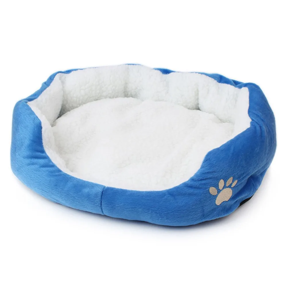 Pet Dog Cashmere Bed Warming House Soft Sofa Material Nest Baskets Fall Winter Warm Kennel For Cat Puppy Supplies | Дом и сад