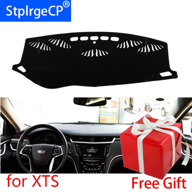 

for Cadillac XTS 2012 2013 2014-2016 dashboard mat Protective pad Shade Cushion Pad interior sticker car styling accessories