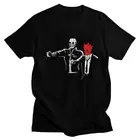 Мужская футболка Dorohedoro, уличная одежда, Аниме Манга Shin and Noi, футболка с коротким рукавом, крутая футболка, Мужская хлопковая футболка, топы, Merch