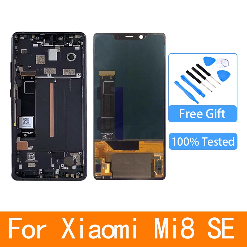 

5.88" Original Lcd For Xiaomi Mi8 SE Mi 8 SE MI8SE Super Amoled LCD Display Touch Screen Digitizer For Xiaomi Mi 8SE