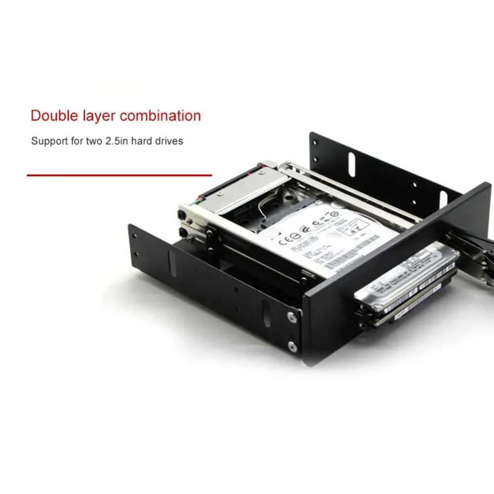 Чехол для жесткого диска с двумя отсеками 2 5 дюйма SATA SSD HDD | Компьютеры и офис