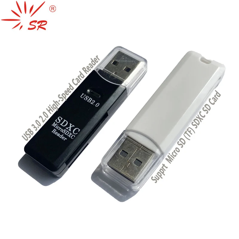 SR USB 3 0 2 в 1 кардридер цвета поддержка Micro SD TF SDHC карта памяти Топ 256 ГБ для
