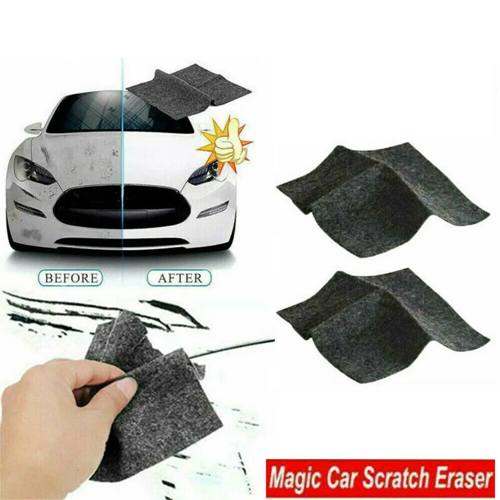 

Universal Scratch Repair Cloth 2pcs Set Car Cleaning Nano Polyester Fiber Strong Decontamination