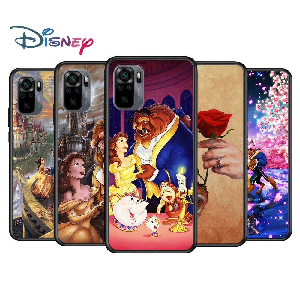 

Beauty and the beast for Xiaomi Redmi Note 11 10 10S 9 9T 9S 9Pro Max 8T 8Pro 8 7 6 5 Pro 5A 4X Soft Black Phone CaseCase