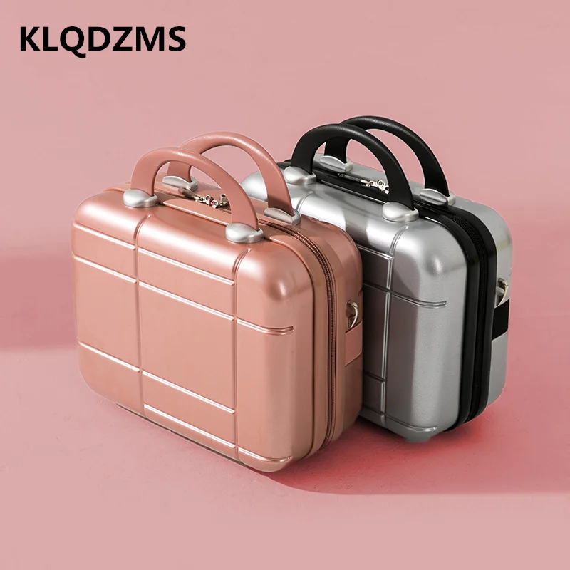 KLQDZMS Women Classic Messenger Bags Fashion Cosmetic Bag Nails Makeup Toolbox Cabin Bag Multifunctional Shoulder Box