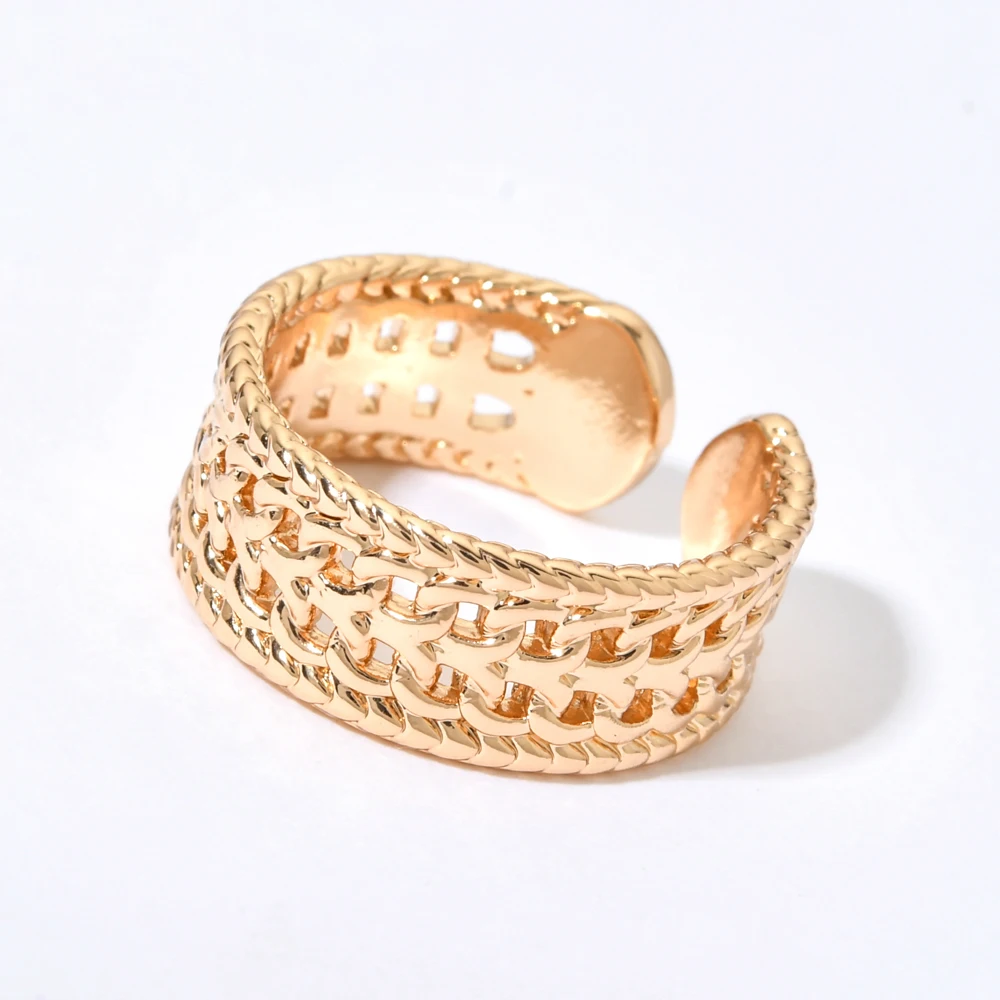 2020 Новая мода темперамент покрытием золотого открытие завод обручальное кольцо