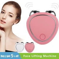 ems face lifting machine non surgical skin tightening toning set microcurrent massager facial beauty anti aging remove wrinkle