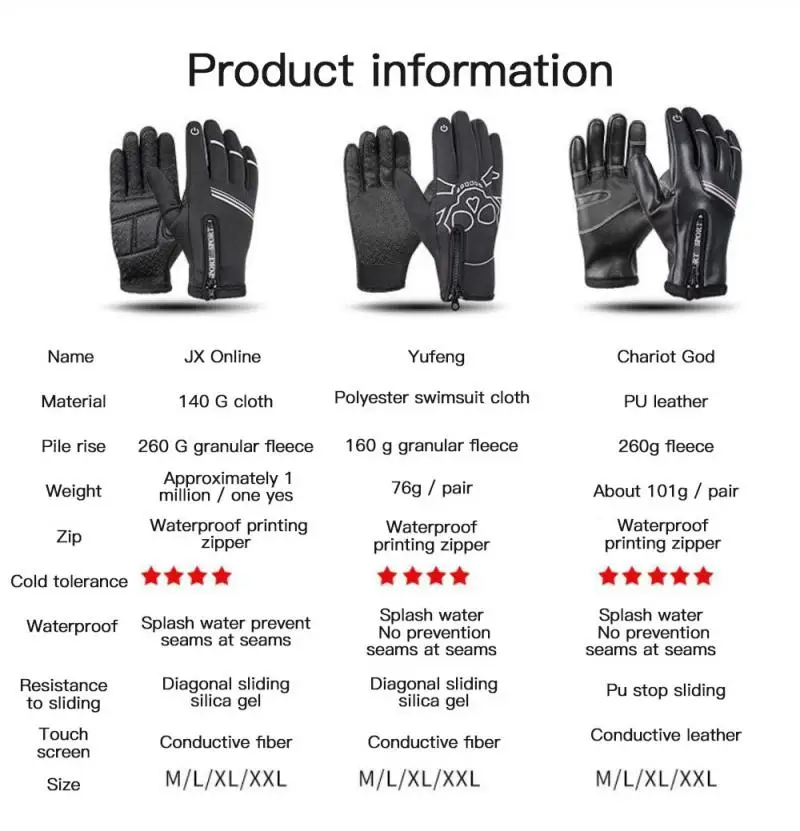 

Wheel Up Cycling Gloves Mens Leather Warm Winter Soft Comfy Driving Cycling Black Thermal Glove Non-Slip Thermal Gloves
