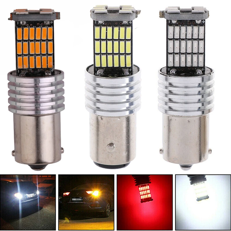 

1x1156 BA15S P21W BAU15S PY21W 1157 P21/5W BAY15D светодиодный Canbus Автомобильная задняя лампа стоп-сигналы резервный фонарь заднего хода сигнал DRL DC 12 В