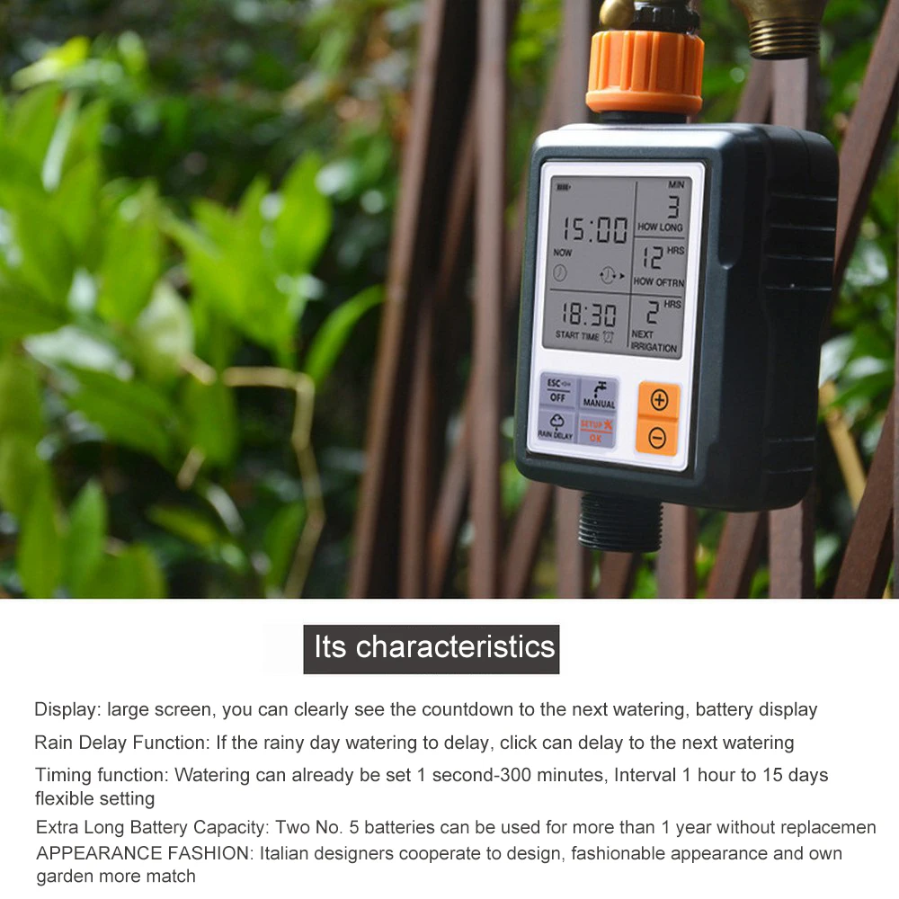 

Smart Ball Valve Watering Timer Automatic Electronic Home Garden for Irrigation Used In The Garden , Yard