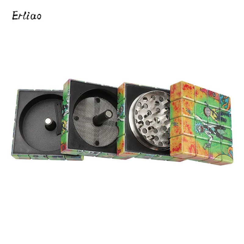 4-слойная металлическая травяная дробилка инструмент для курения аксессуары