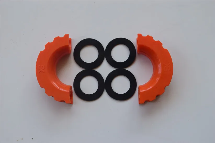 Пара оранжевых D-образных изоляторов для буксирных скоб диаметром 3/4 дюйма защиты