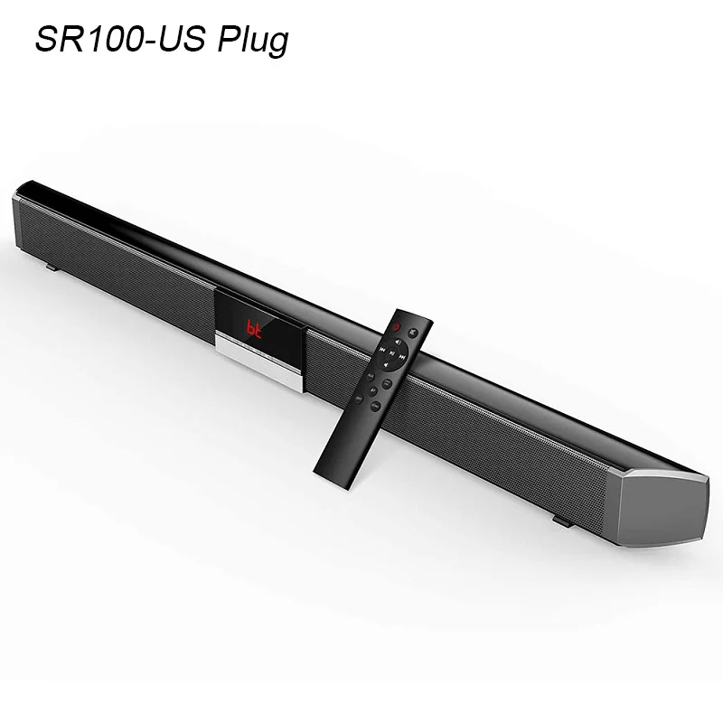 BS-36 домашний кинотеатр объемный Многофункциональный Bluetooth Саундбар динамик с 4 полный диапазон рога поддержка складной Сплит для ТВ/ПК - Цвет: SR100-US