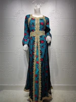 hijab abaya dubai fashion kaftan women muslim woman cothes kitenge designs muslim dress ab002