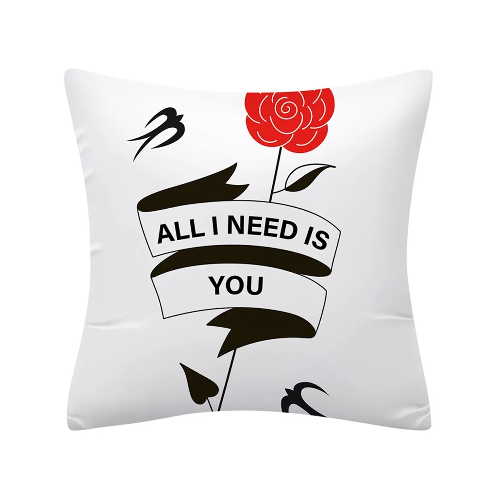 Чехол для подушки на День святого Валентина блестящий чехол дивана домашний