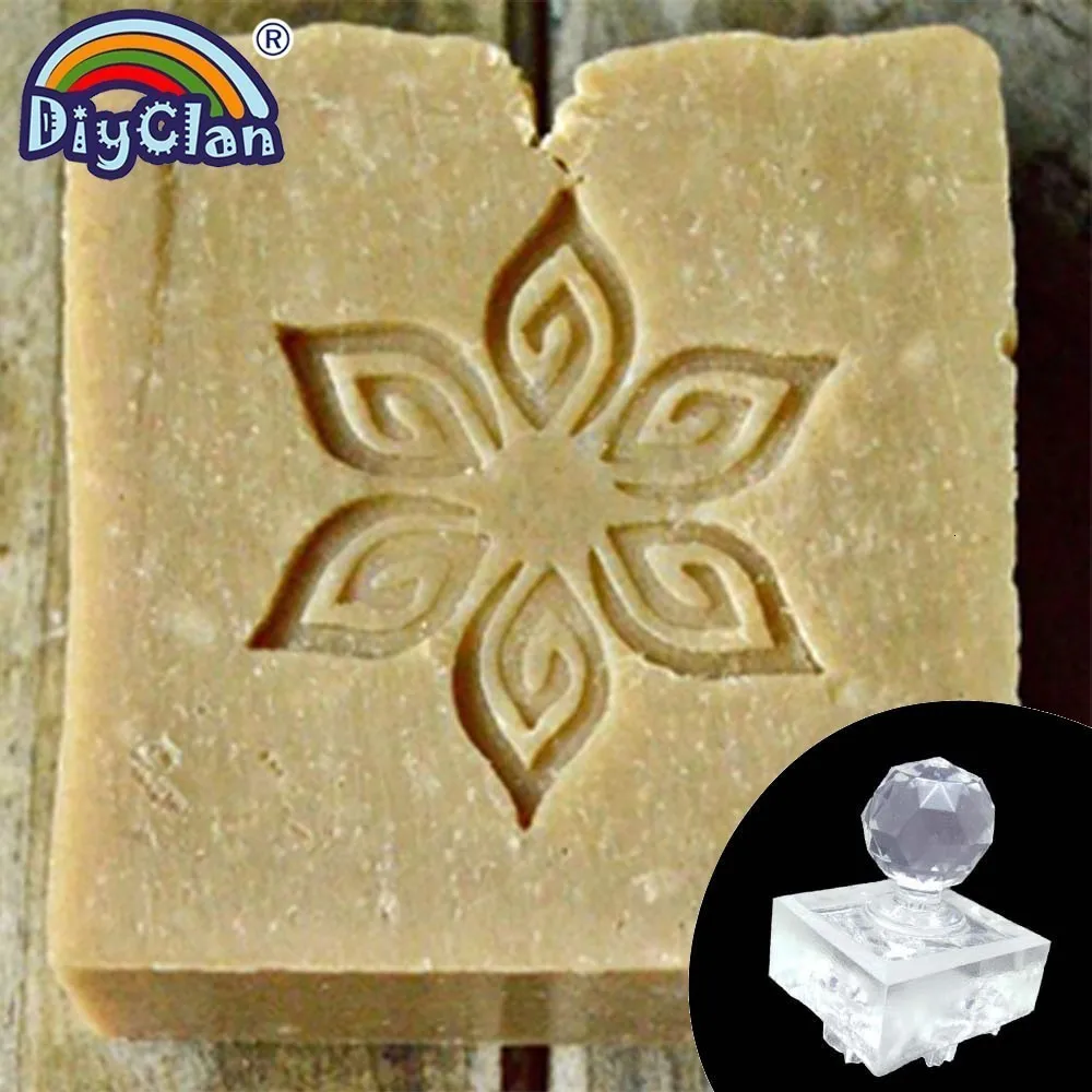 Хамса мыло ручной работы марки Лотос натуральный прозрачный Diy натуральный органический стекло мыло печать буддийский узор
