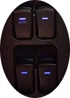 Новый автомобильный Стайлинг 2 цвета Авто многофункциональный переключатель