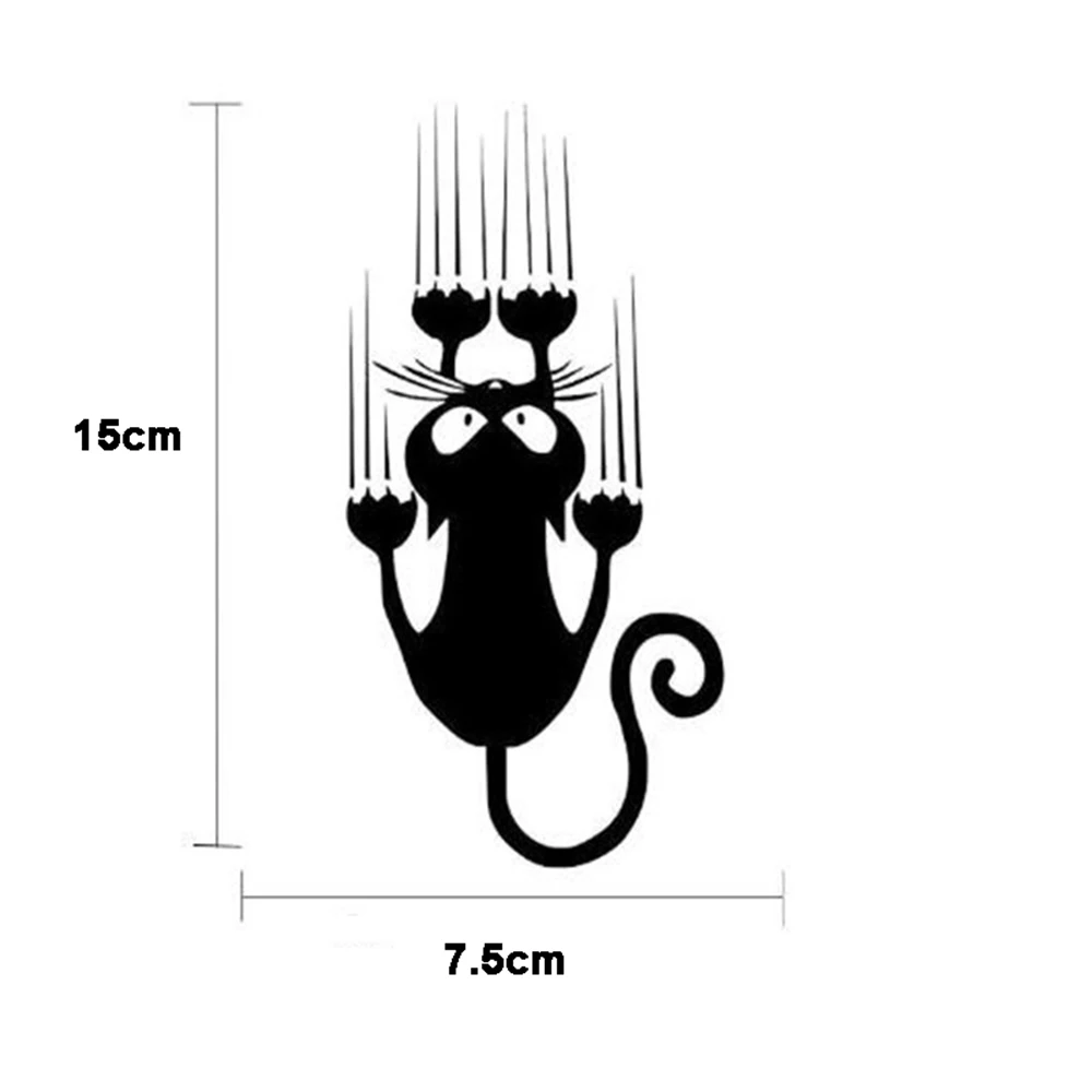 1 шт. мультфильм автомобильные наклейки с животными пленка Стекло забавные