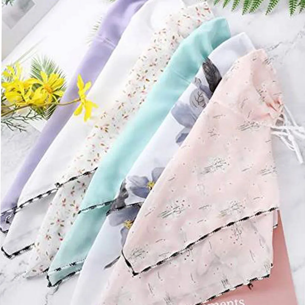 

6 PC Women mask Sun Print Scarf Multicolor Neck Scarf Masks fashion Breathable Face Cover mascarilla espaa