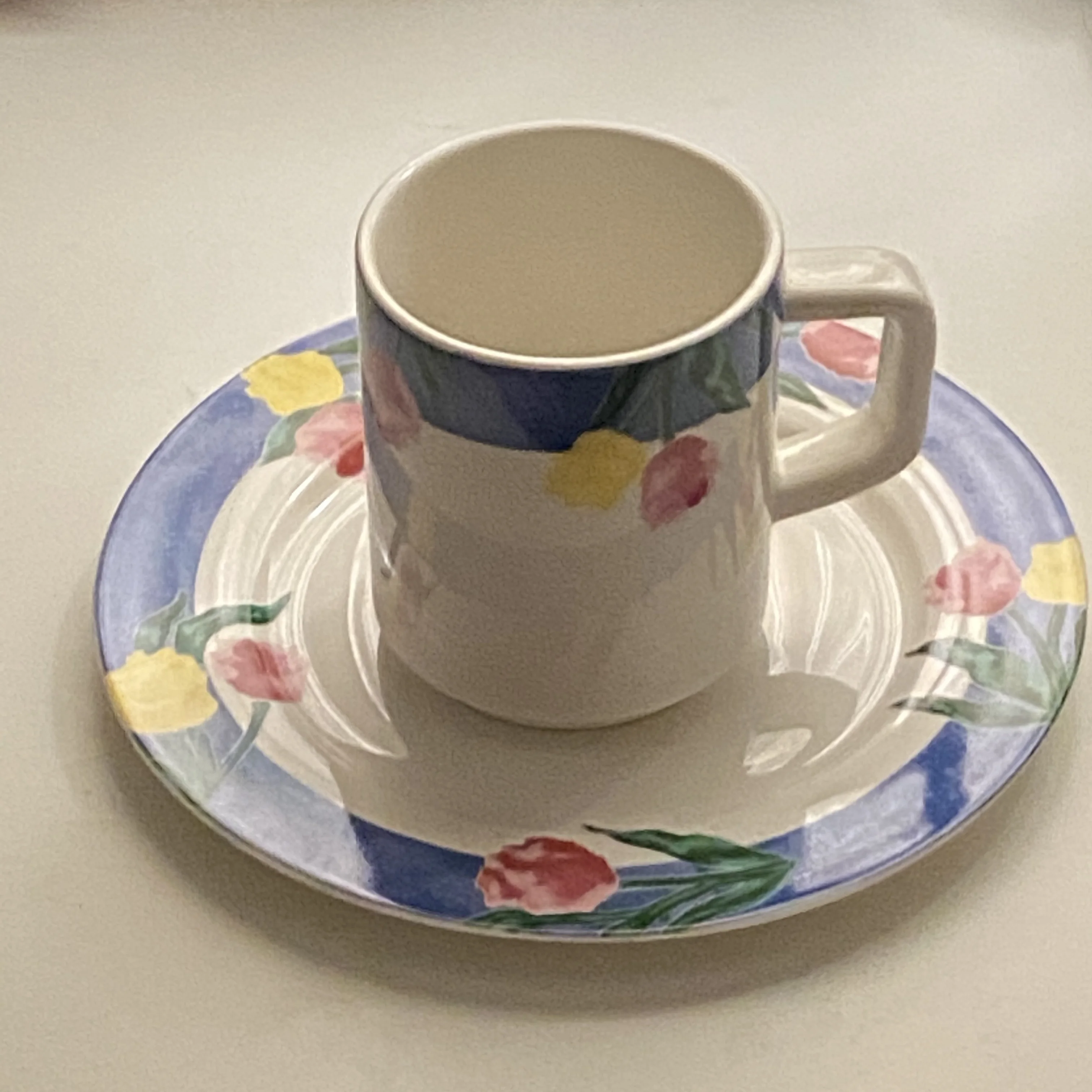 Кружка в скандинавском стиле с изображением роз винтажный кофе уникальная