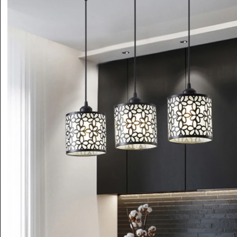 

Waterproof Pendant Lamp Adjustable E27 Petal Shape Ceilling Light Fixture