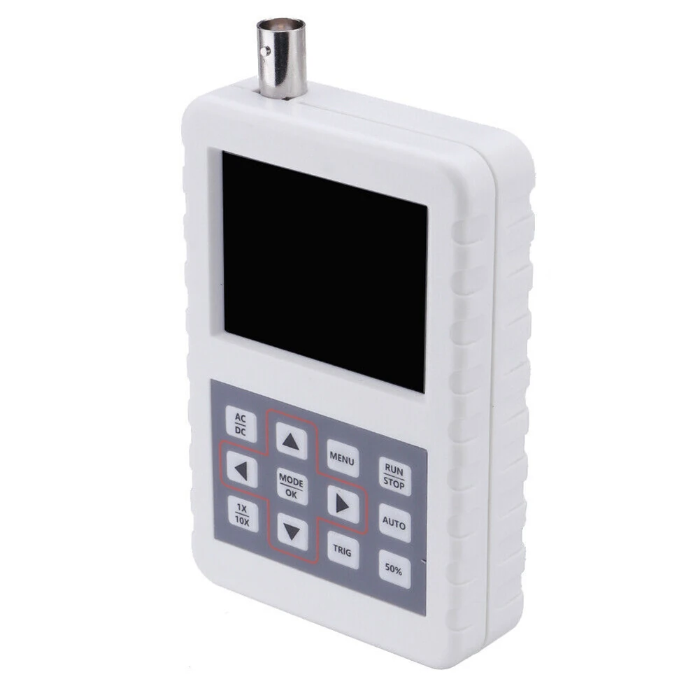 

ADS2050H Waveform Storage Mini Portable 2.4 Inch LCD Screen Handheld Oscilloscope Plastic With Probe Rechargeable One Key Auto