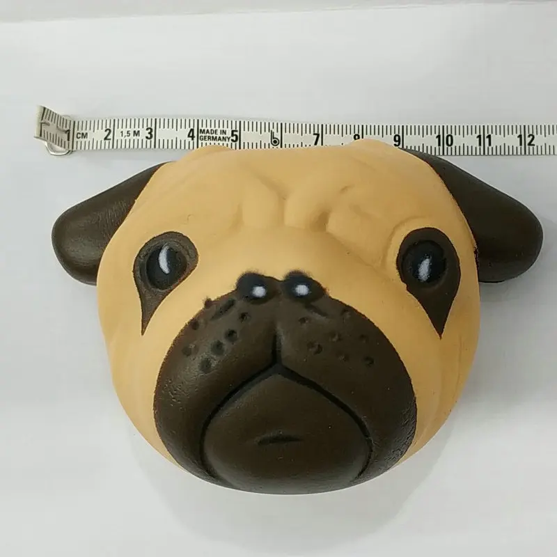 Jumbo dog squishy Изысканная собака голова Ароматизированная мягкая Очаровательная
