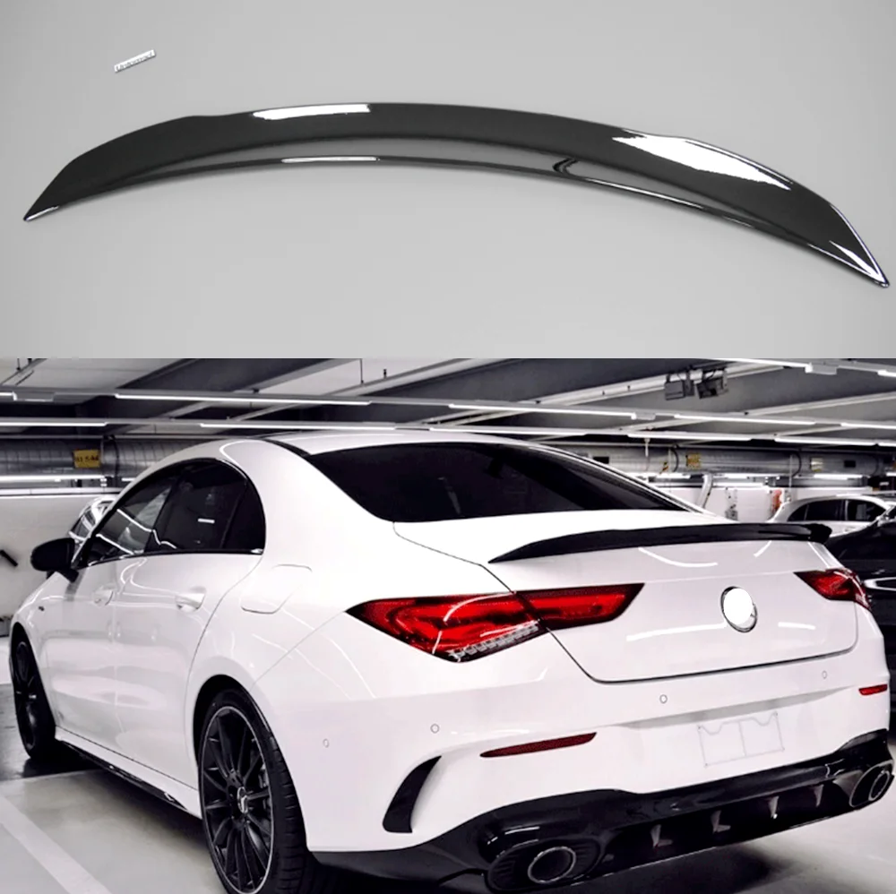 Задний спойлер C118 для Mercedes Benz CLA Class W118 2019 2020 CLA250 CLA200 CLA220 ABS блеск черный заднее