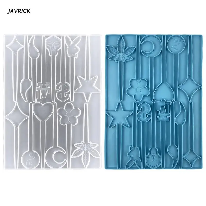 

Hairpin Hair Stick Epoxy Resin Mold Lady Headdress Hair Pin Silicone Mould DIY