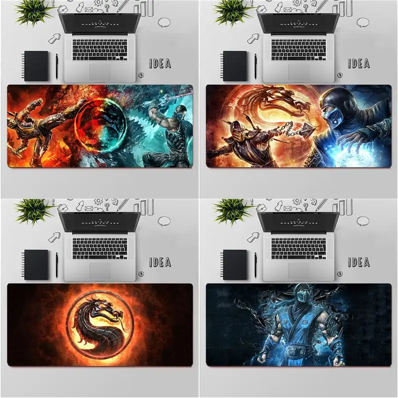 

FHNBLJ высококачественный коврик для мыши для ноутбука Mortal Kombat, бесплатная доставка, большой коврик для мыши, коврик для клавиатуры